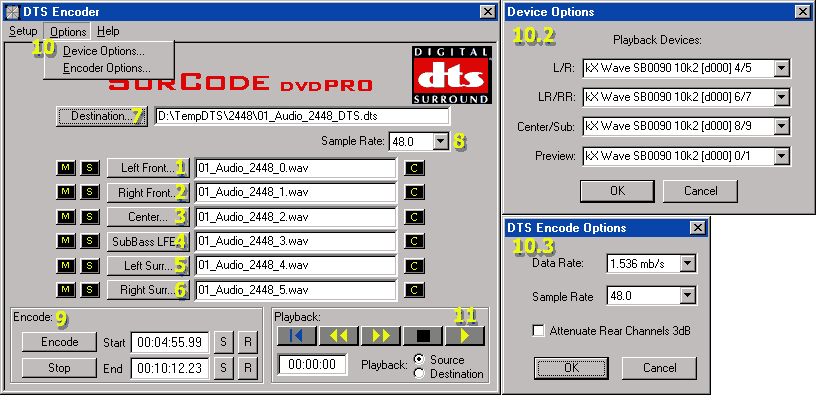 surcode cd pro dts encoder for windows